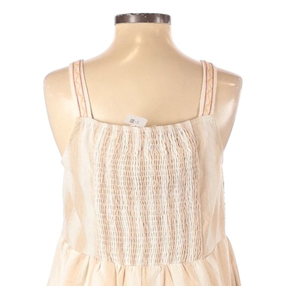 Entro Boho Embroidered Aztec Sleeveless Dress S - Picture 6 of 12